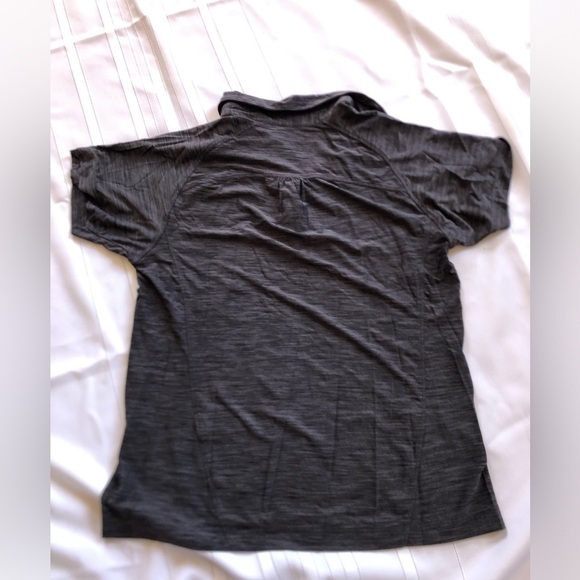 Ladies Grey Short Sleeve Golf Tee - Picture 9 of 9